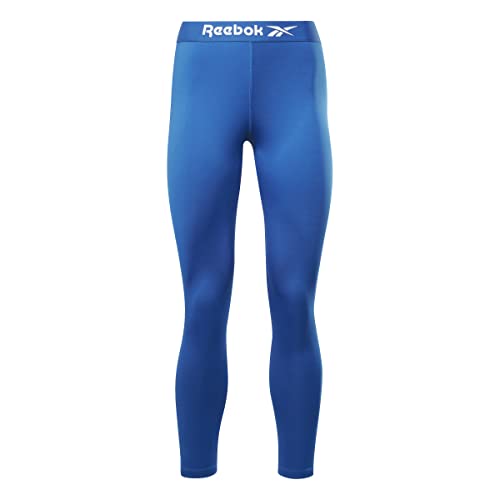 Reebok Damen Workout Ready Basic Leggings, Vector Blue/Vector Blue, XL von Reebok
