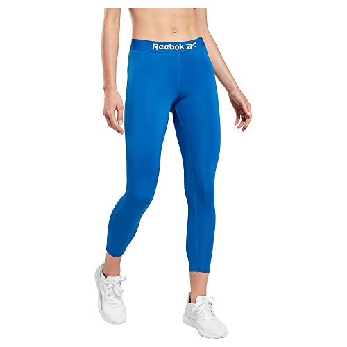 Reebok Damen Workout Ready Basic Leggings, Vektor-Blau/Vektor-Blau, XXL von Reebok