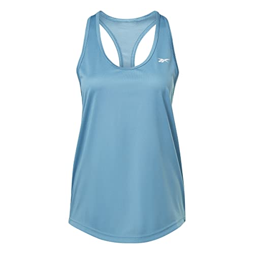 Reebok Damen Workout Ready Mesh Back Weste, Blau, S von Reebok