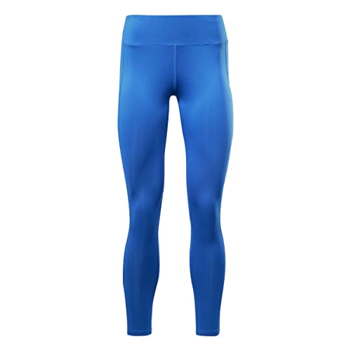 Reebok Damen Workout Ready Mesh Leggings, Vector Blue/Vector Blue, XS von Reebok