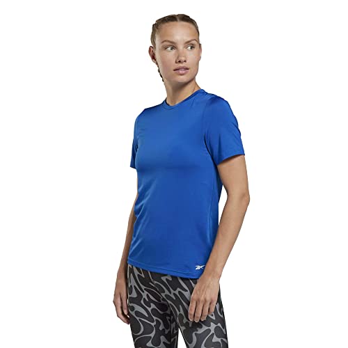 Reebok Damen Workout Ready Speedwick T-Shirt, Vektorblau, M von Reebok