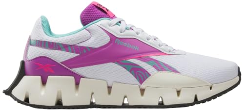 Reebok Damen Zig DYNAMICA STR Sneaker, FTWR White/Vintage Chalk/Purple Rave, 41 EU Reebok Damen Zig DYNAMICA STR Sneaker, FTWR White/Vintage Chalk/Purple Rave, 41 EU von Reebok