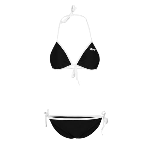 Reebok Damen Zweiteiliges Schwarz Bikini-Set, 34 von Reebok
