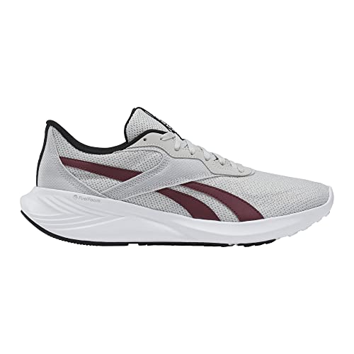 Reebok Energen Tech Sneaker für Erwachsene, Unisex, Steely Fog/White/Maroon, 10.5 Women/10.5 Men von Reebok