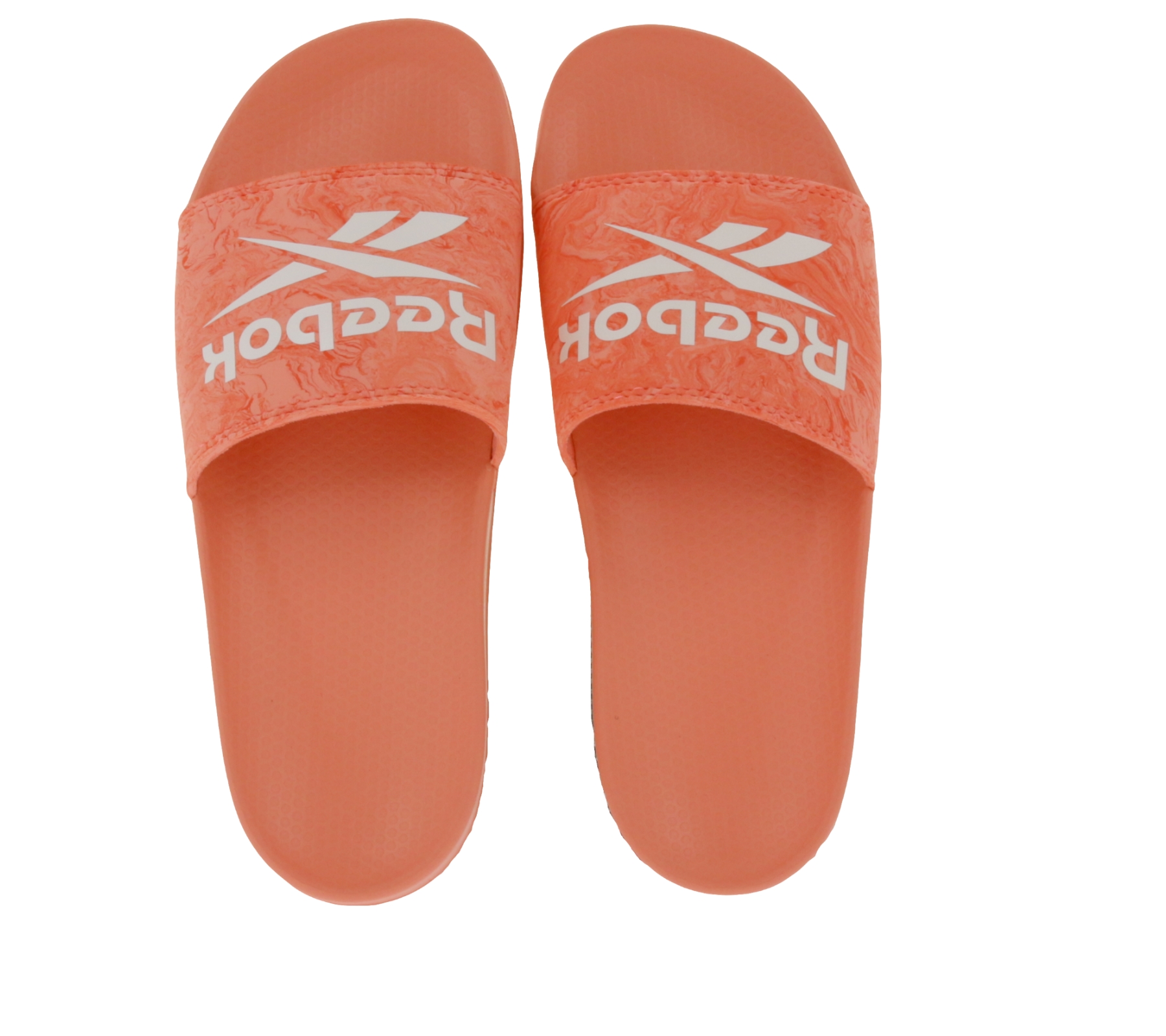 Reebok FULGERE Sommer-Sandalen Badelatschen mit Logo-Aufdruck FX3085 Rosa/Weiß von Reebok