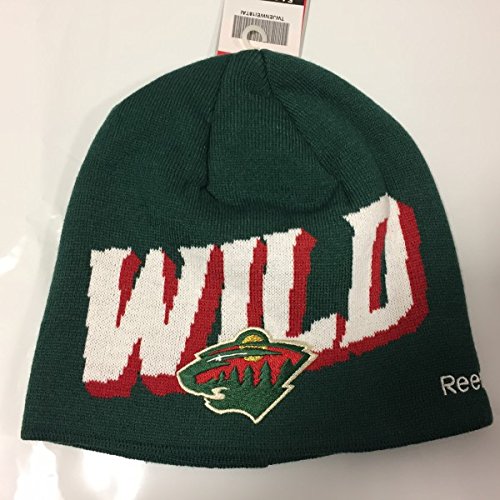 Reebok Face Off Beanie Minnesota Wild, Größe:Unisize von Reebok