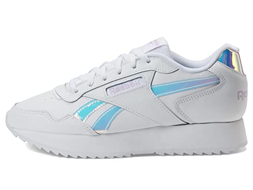 Reebok Glide Double Sneaker für Damen, Weiß/Lila Oasis, 36 EU von Reebok