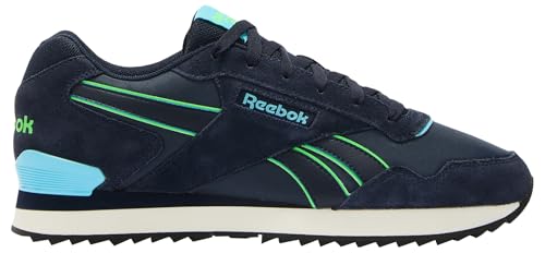 Reebok Unisex Glide Ripple Clip Sneaker, Vector Navy/DIGITAL Blue/SOLAR Lime, 42 EU von Reebok
