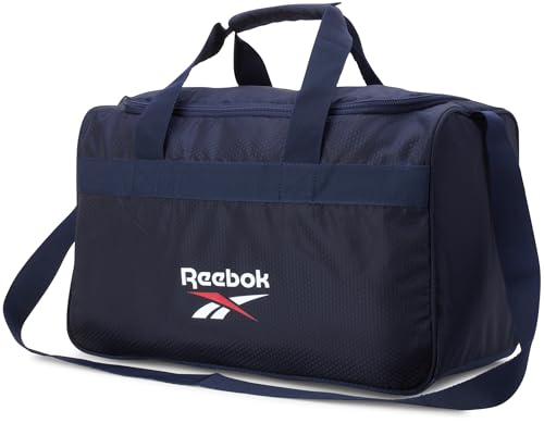 Reebok Reisetasche – Sporttasche für Workout und Reisen, kleine Größe, Übernachtungstaschen für Damen und Herren, Warrior II Navy, Small von Reebok
