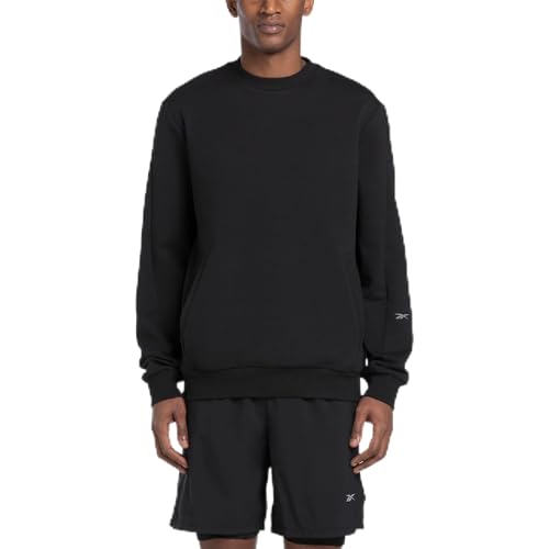 Reebok Herren Active Essentials Pullover, Schwarz, S von Reebok