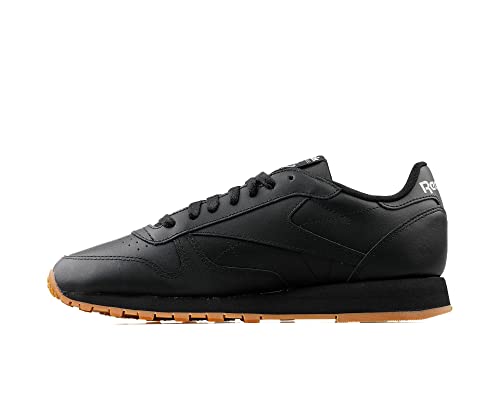 Reebok Herren Classic Leather Sneaker, Core Black/Pure Grey 5 Rubber Gum-03, 46 EU von Reebok