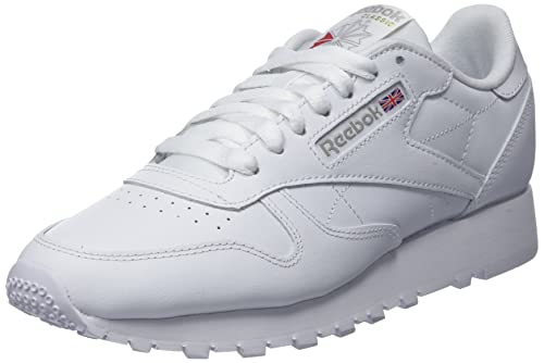 Reebok Herren Classic Leather Sneaker, FTWR White/FTWR White/Pure Grey 3, 36.5 EU von Reebok