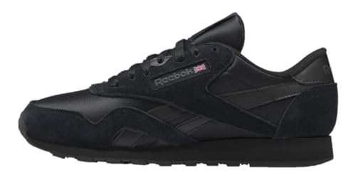 Reebok Herren Classic Nylon Sneaker, CBLACK/CBLACK/PURGRY, 41 EU von Reebok