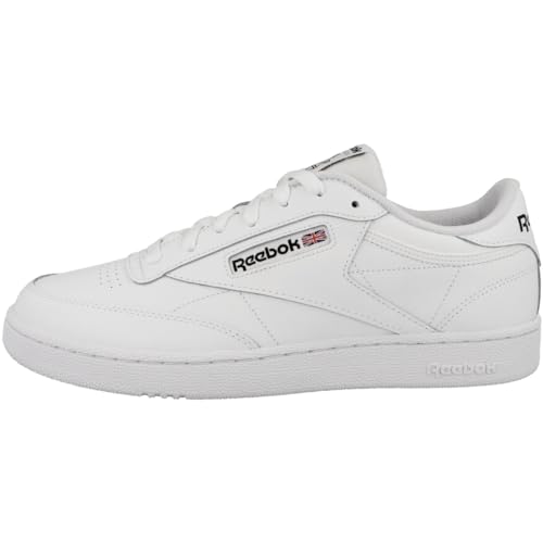 Reebok Herren Club C 85 Gymnastikschuhe, WeiÃŸ (Cloud White/Cloud White/Core Black), 34 EU von Reebok