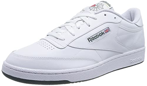 Reebok Herren Club C 85 Gymnastikschuhe, WeiÃŸ (FTWR White FTWR White Chalk Green), 38.5 EU von Reebok