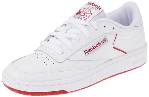 Reebok Herren Club C 85 Sneaker, FTWR White FTWR White Flash Red, 36 EU von Reebok