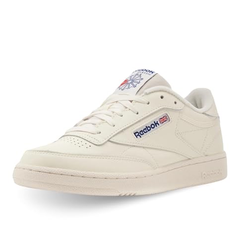 Reebok Herren Club C 85 Sneaker, Kreidekreide Classic Cobalt, 34 EU von Reebok