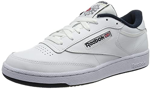 Reebok Unisex Club C 85 Gymnastikschuhe, WeiÃŸ (Intense-White/Navy), 42 EU von Reebok