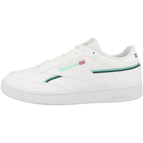 Reebok Herren Club C 85 Vegan Sneaker, FTWR White/hint Mint/Midnight Pine, 36.5 EU Reebok Herren Club C 85 Vegan Sneaker, FTWR White/hint Mint/Midnight Pine, 36.5 EU von Reebok