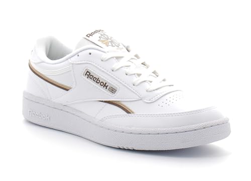 Reebok Herren Club C 85 VEGAN Sneaker, White/Oat/UTIBRO, 44 EU von Reebok