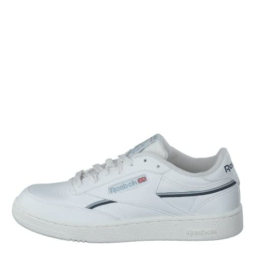 Reebok Herren Club C 85 Vegan Sneaker, Chalk/Gable Grey/Vector Navy, 34 EU von Reebok