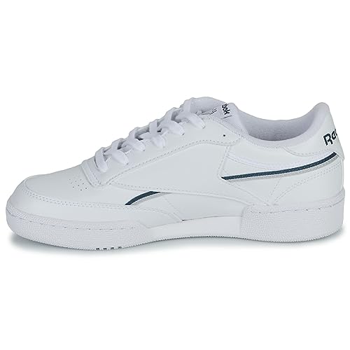 Reebok Herren Club C 85 Vegan Sneaker, FTWR White/Hoops Blue F23/Steely Fog F23, 36 EU von Reebok