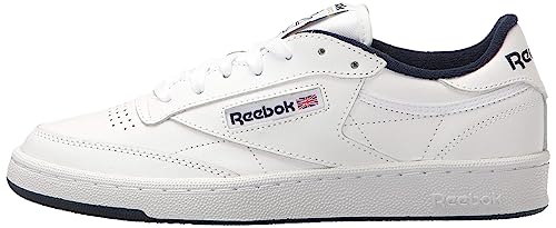 Reebok Herren Club C 85 Wanderschuh, weiÃŸ/Marineblau, 44.5 EU von Reebok