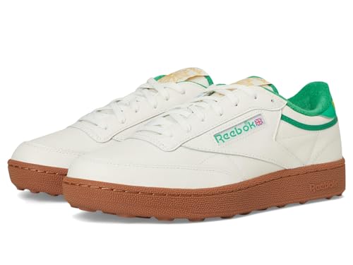 Reebok Herren Club C Golf Sneaker, Chalk/Classic Green, 43 EU von Reebok