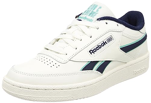 Reebok Herren Club C Revenge Sneaker, Chalk Vector Navy Cyber Mint F23, 34.5 EU von Reebok