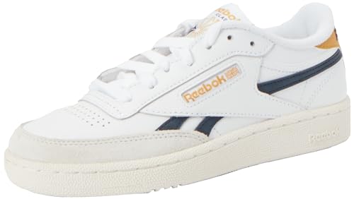 Reebok Herren Club C Revenge Sneaker, FTWR White Vector Navy Retro Gold F23 R, 35 EU von Reebok