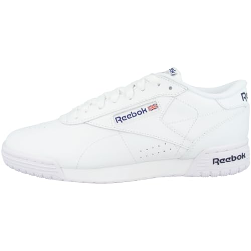 Reebok Herren Ex-O-Fit Clean Logo Hallenschuhe, Weiß (int-White/royal Blue/royal Blue), 48.5 EU von Reebok