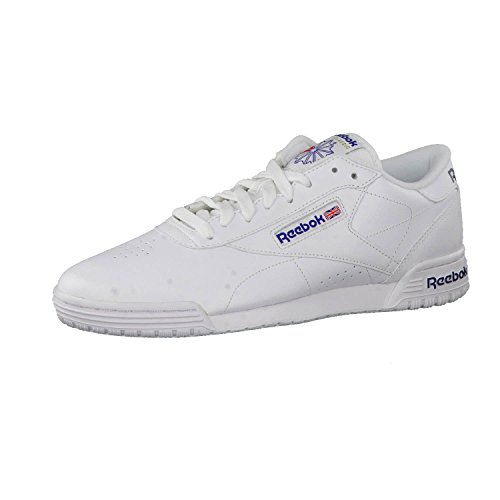 Reebok Herren Exofit LO CLEAN Logo Fitnessschuhe, INT-White/ROYAL Blue/ROYAL Blue, 35 EU von Reebok