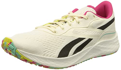 Reebok Herren FLOATRIDE Energy Grow Laufschuhe, Non-Dyed/core Black/Pursuit pink, 44 EU von Reebok