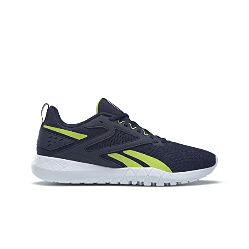 Reebok Herren Flexagon Energy 4 Sneaker, Vector Navy/FTWR White/Acid Yellow, 45.5 EU von Reebok