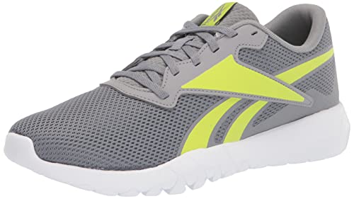 Reebok Herren Flexagon Energy Tr 3.0 Crosstrainer, Reingrau/Säuregelb/Weiß, 46 EU von Reebok