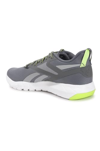 Reebok Herren Flexagon Force 4 Sneaker, Pure Grey 6 Pure Grey 4 Laser Lime F23, 40.5 EU von Reebok