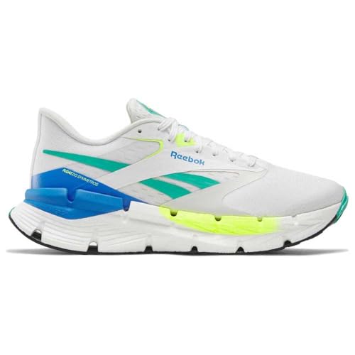 Reebok Herren FLOATZIG SYMMETROS Sneaker, White/UNLEASHEDGREEN/KINEBLUE, 46 EU von Reebok