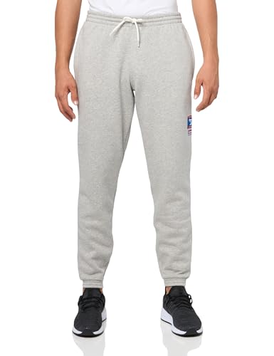 Reebok Herren Identity Badge Pant Trainingshose, Mittelgrau meliert, X-Groß von Reebok