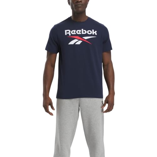 Reebok Herren Identity Big Logo T-Shirt, Vecnav, S von Reebok