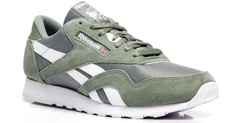 Reebok Herren Klassisches Nylon Sneaker, Harmony Green FTWR White Harmony Green, 36.5 EU von Reebok