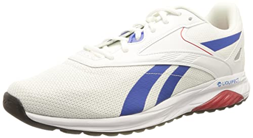 Reebok Herren Liquifect 90 2 Sneaker, FTWR White/Vector Blue/Vector Red, 45.5 EU von Reebok