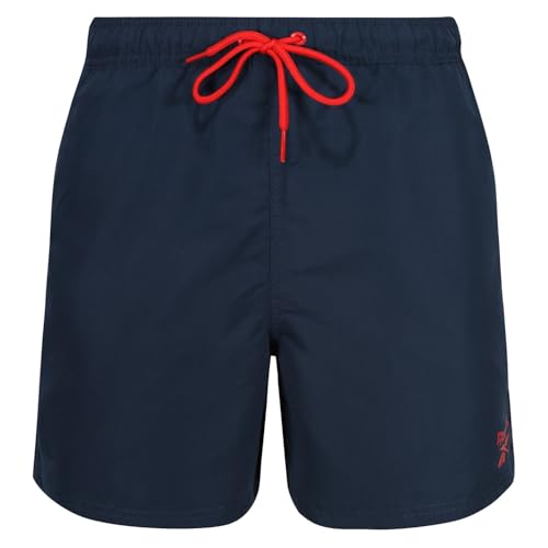 Reebok Herren Marineblau, Polyester, schnelltrocknend, für Erwachsene Badehose, Navy, L/XL von Reebok