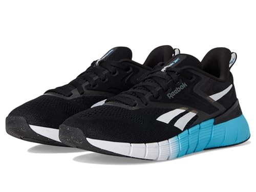 Reebok Herren Nano Gym Sneaker, Schwarz/Weiß/Future Cyan, 38.5 EU Reebok Herren Nano Gym Sneaker, Schwarz/Weiß/Future Cyan, 38.5 EU von Reebok