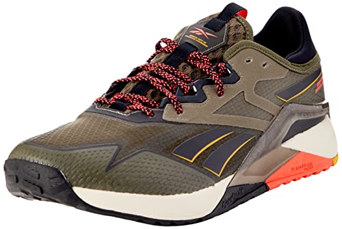 Reebok Herren Nano X2 TR Adventure Sneakers, Grün/Schwarz/Kirsche, 42.5 EU von Reebok