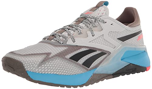 Reebok Herren X Jurassic World Nano X2 Adventure Crosstrainer, Pure Grey/Trek Grey/Radiant Aqua, 42 EU von Reebok