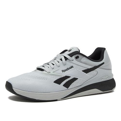 Reebok Nano X5 Herrenschuhe, Cross-Trainings-Sneaker für Herren Sneakers, Grau 1/Schwarz, 43 EU von Reebok
