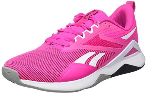 Reebok Herren Nanoflex Tr 2 Sneaker, Proud Pink/FTWR White/Pure Grey 4, 38 EU von Reebok