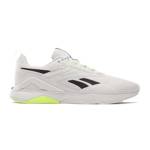 Reebok Herren Nanoflex Tr 2 TRAININGSCHUHE, Barely Grey Black Digital Lime, 45.5 EU von Reebok