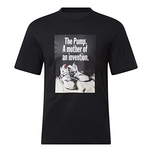 Reebok Herren Pump Graphic T-Shirt Hemd, Schwarz, L von Reebok