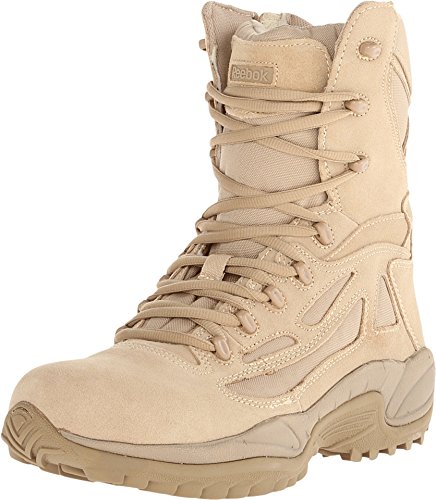 Reebok Herren Rapid Response 8-Zoll-Stiefel mit Reißverschluss, Beige-hautfarben, Größe- 43 EU von Reebok